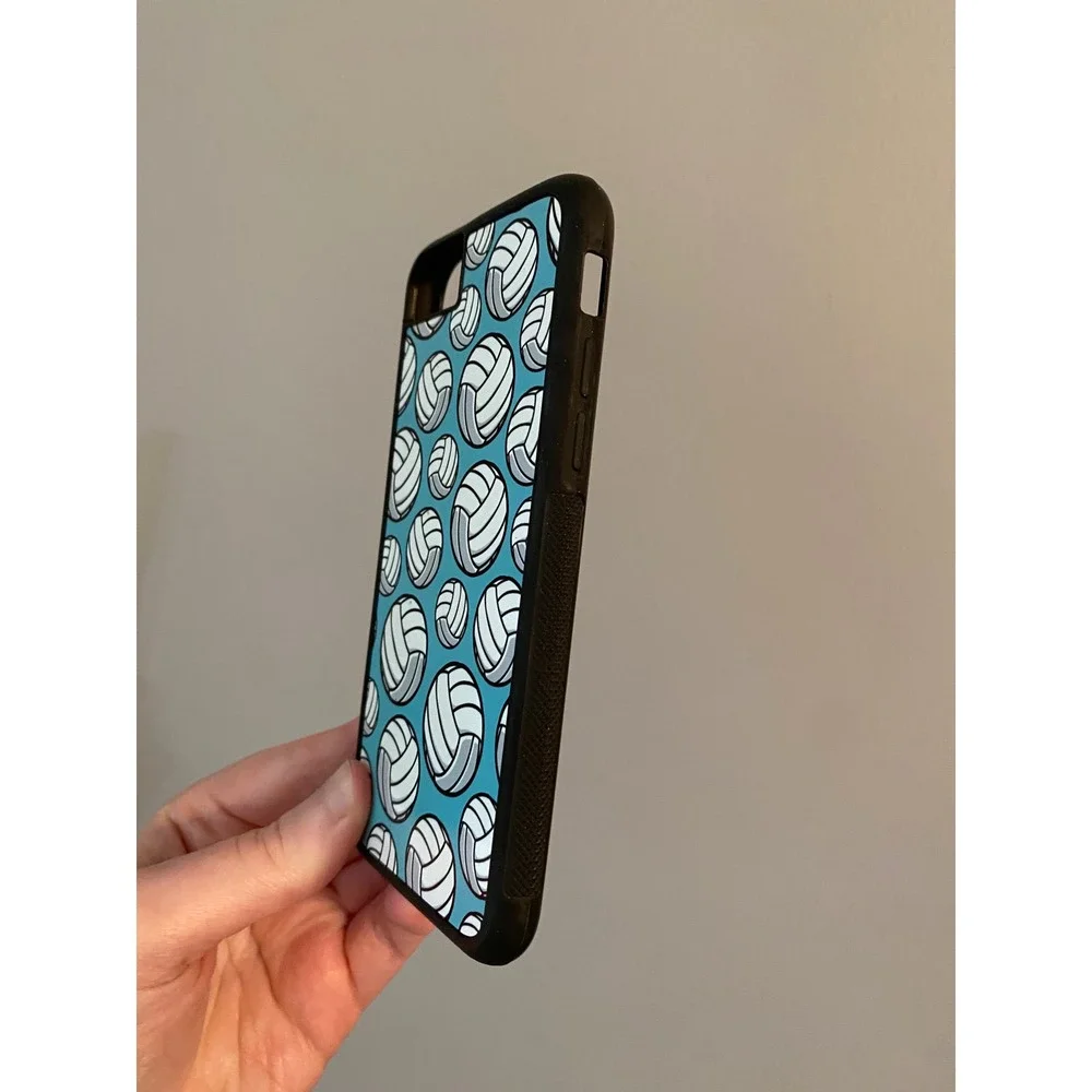 Volleyball Phone Case Unisex iPhone 6 7 8 SE 2020 Blue Sports Graphic Print
